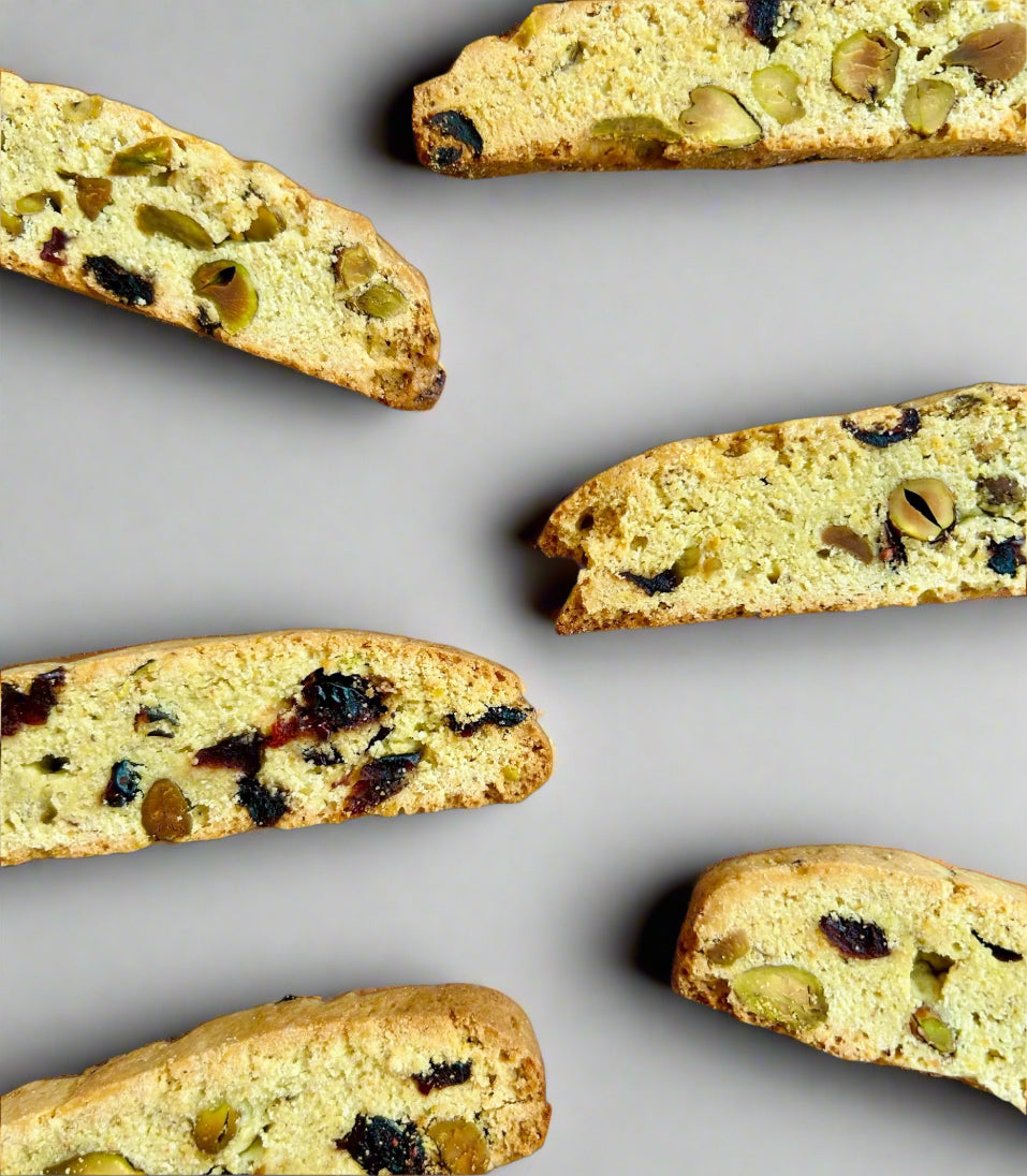 Pistachio Cranberry Biscotti