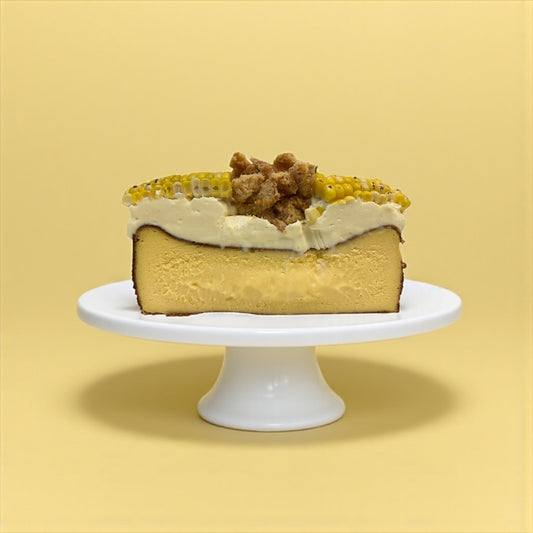 Sweet Corn Basque Burnt Cheesecake