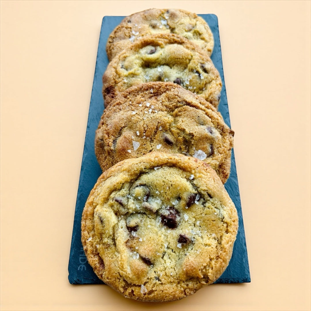 Sea Salt Chewy Chocolate Chip Cookies