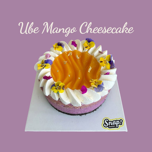 Ube Mango Cheesecake