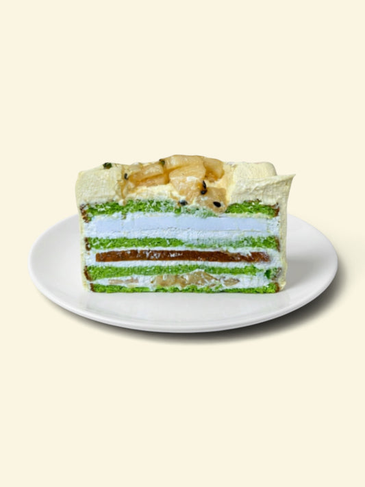 Pineapple Passion Fruit Pandan Cake
