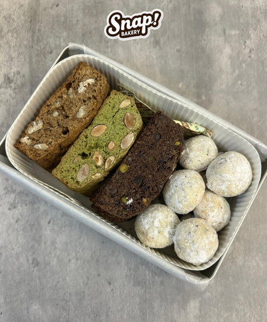 Snowball Biscotti Cookie Set