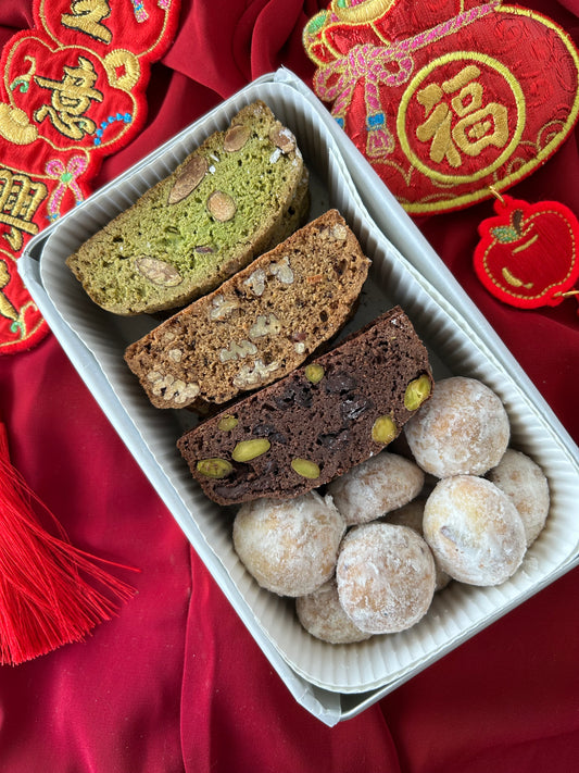 Snowball Biscotti Gift Set