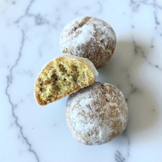 Pistachio Snowballs