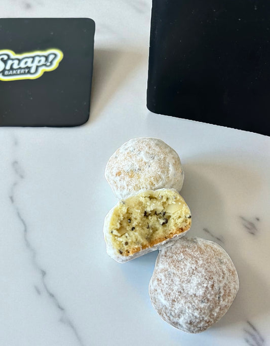 Macadamia Chia Seed Snowballs
