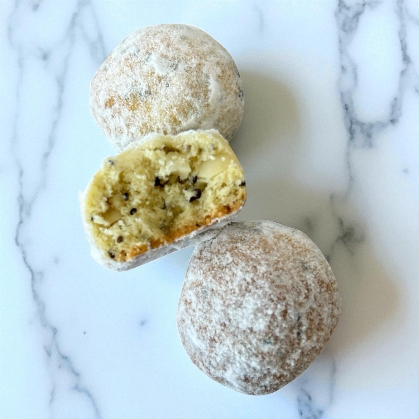 Macadamia Chia Seed Snowballs