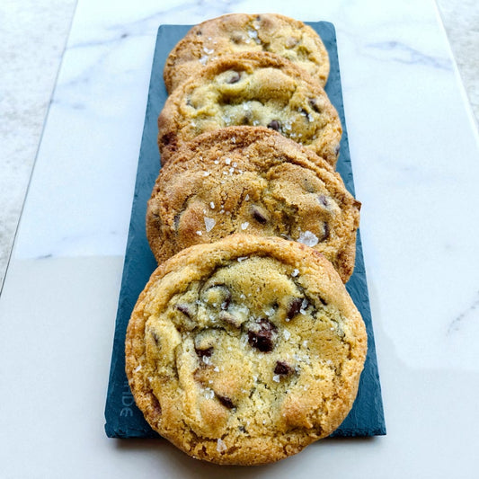 Sea Salt Chewy Chocolate Chip Cookies