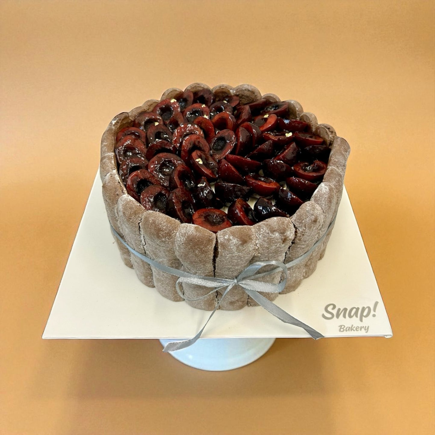 Black Forest Charlotte cake