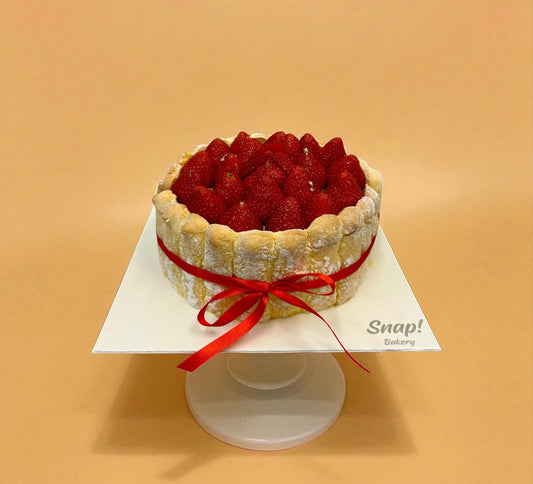 Strawberry Charlotte cake