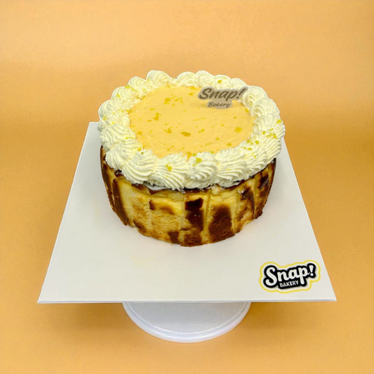 Lemon Curd Basque Burnt Cheesecake
