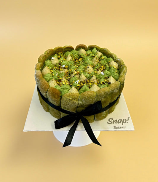 Pistachio Charlotte Cake