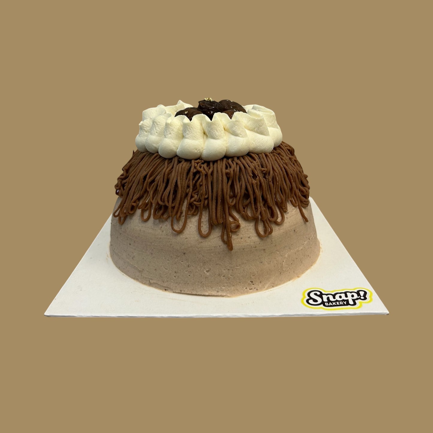 Cherry Chestnut Earl Grey Chiffon Cake