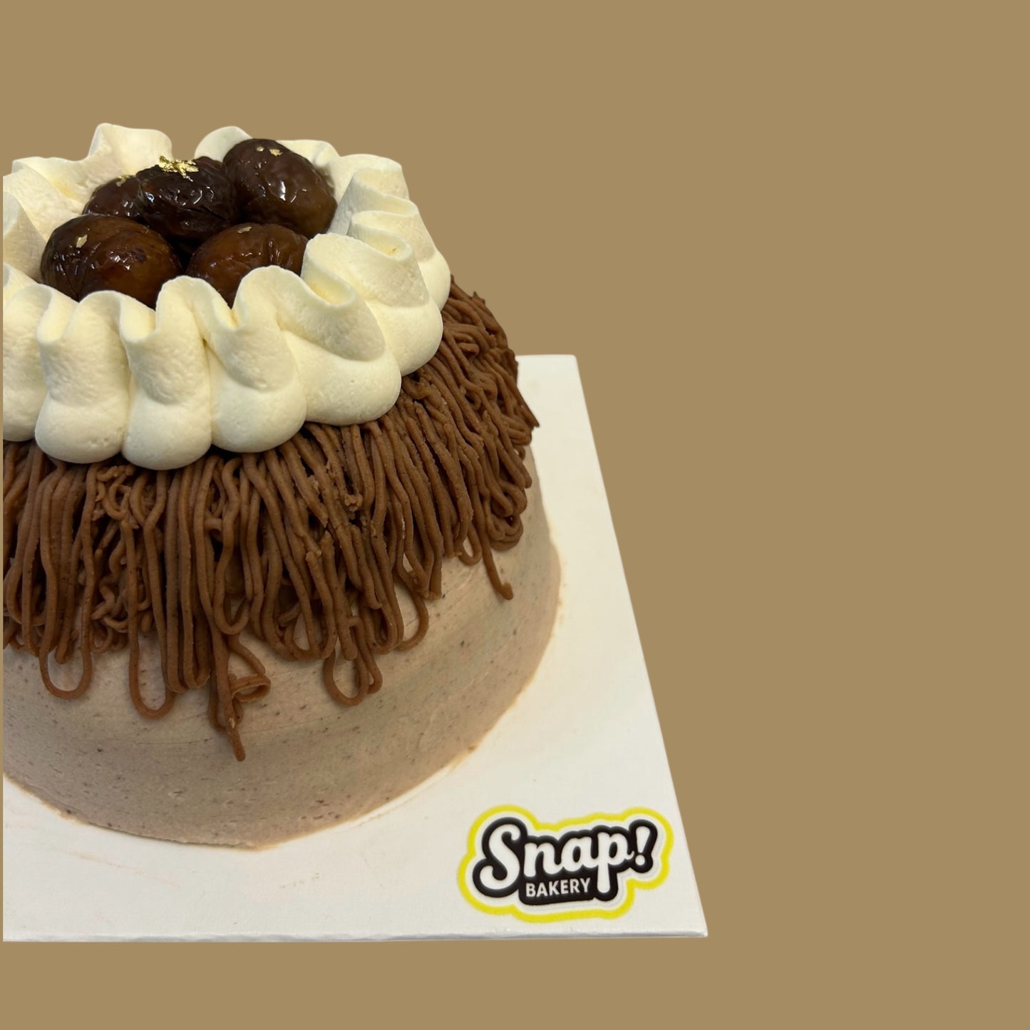 Cherry Chestnut Earl Grey Chiffon Cake