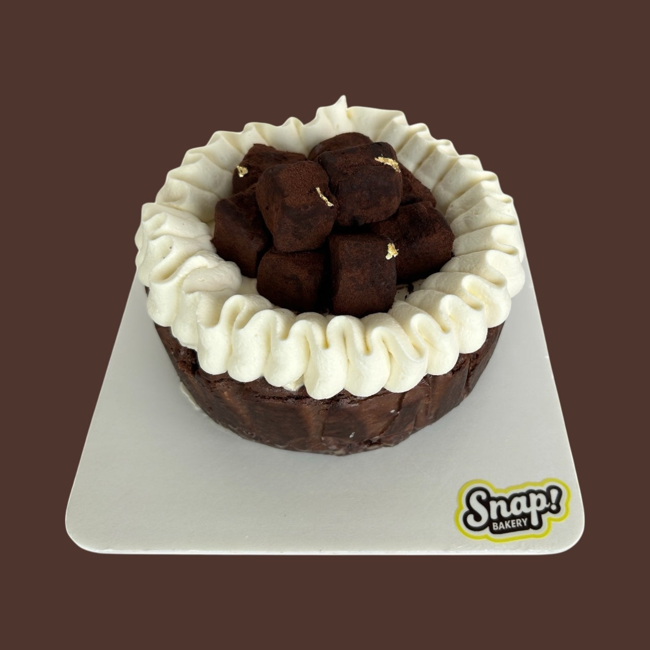 Double Chocolate Basque Burnt Cheesecake