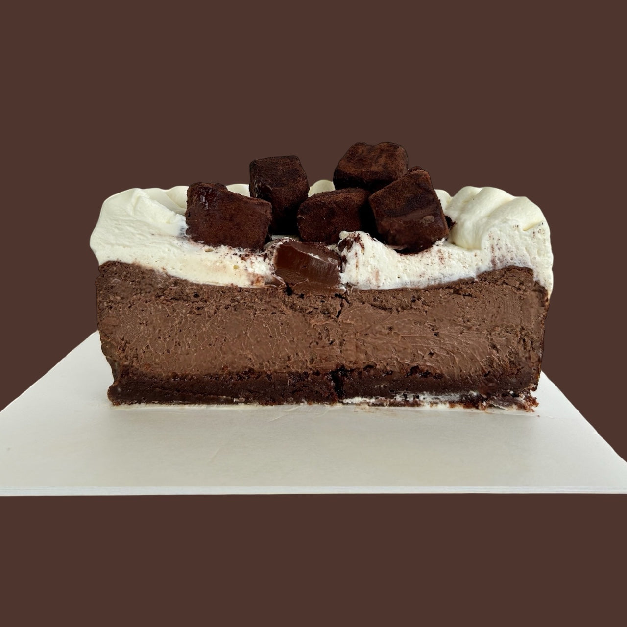 Double Chocolate Basque Burnt Cheesecake