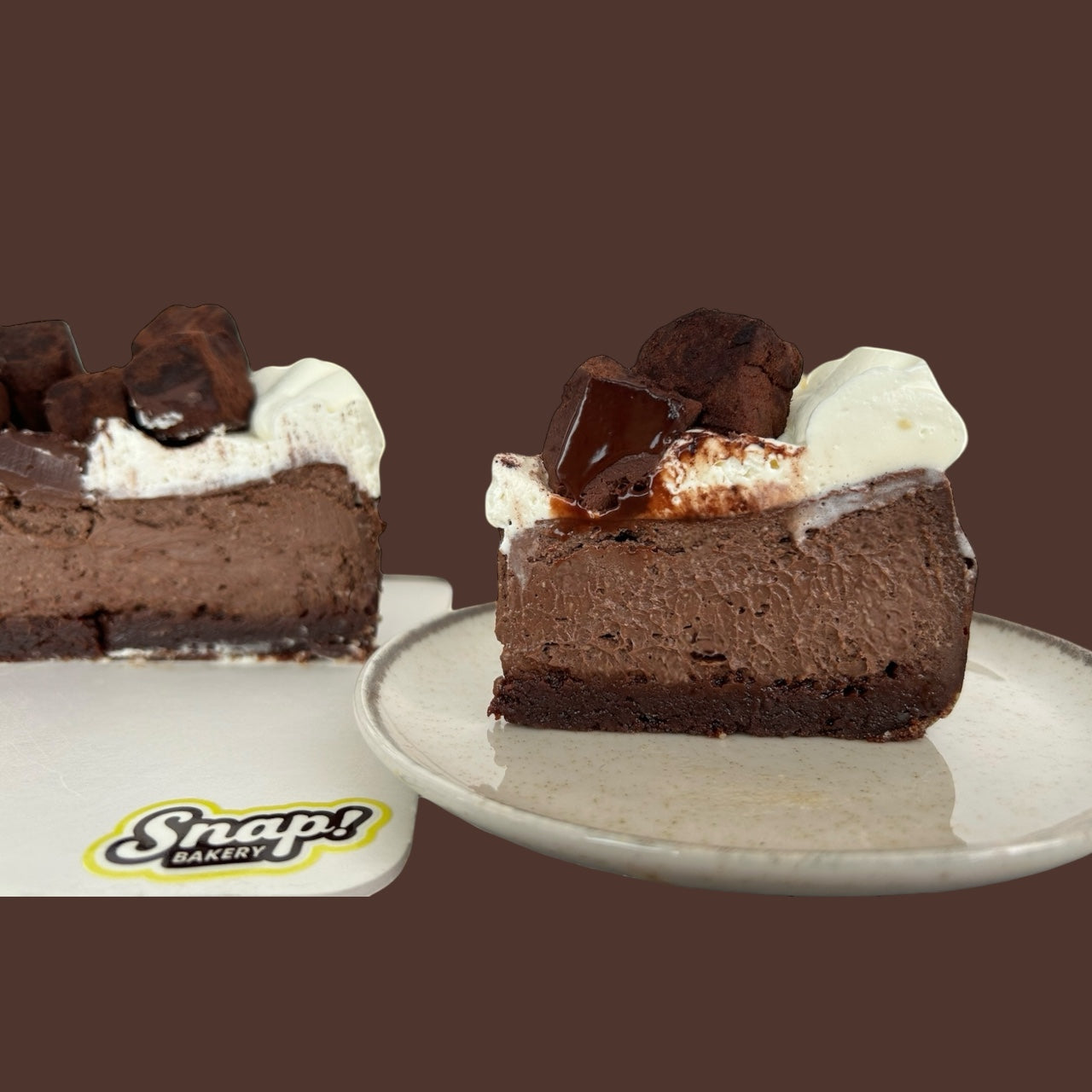 Double Chocolate Basque Burnt Cheesecake