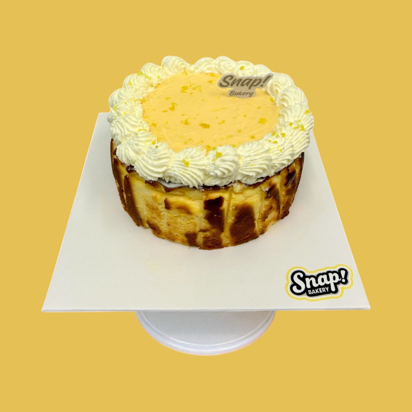 Lemon Curd Basque Burnt Cheesecake