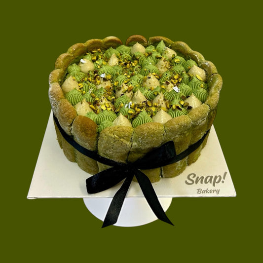 Pistachio Charlotte Cake