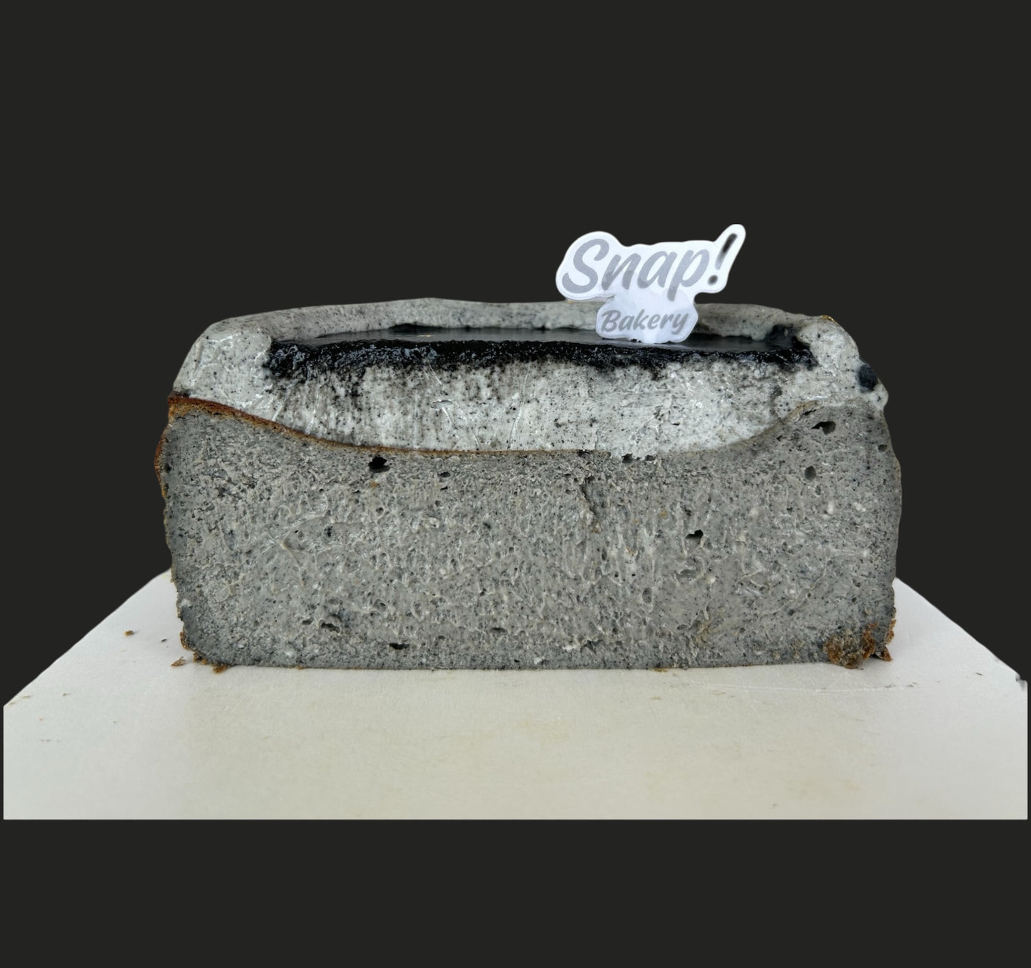 Black Sesame Basque Burnt Cheesecake