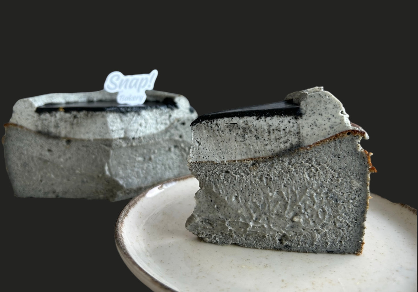 Black Sesame Basque Burnt Cheesecake