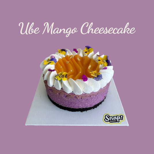 Ube Mango Cheesecake