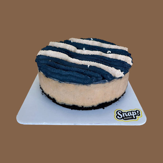 Black Sesame Peanut Butter Cheesecake