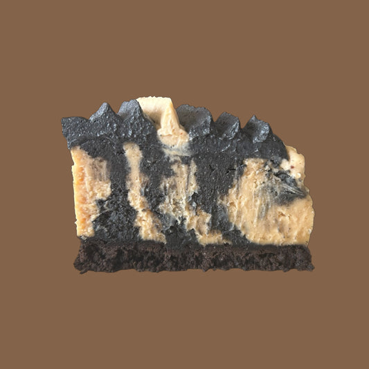 Black Sesame Peanut Butter Cheesecake