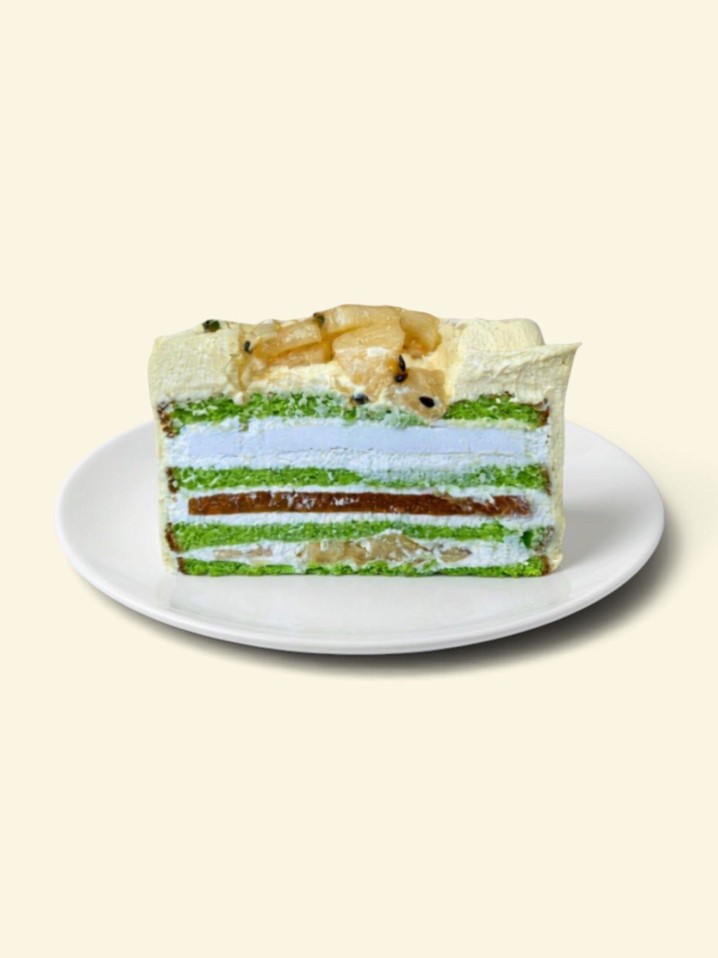 Pineapple Passion Fruit Pandan Cake